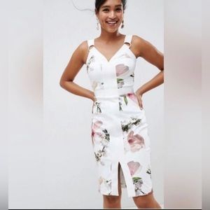 Ted baker harmony strappy body con dress Sz 3
